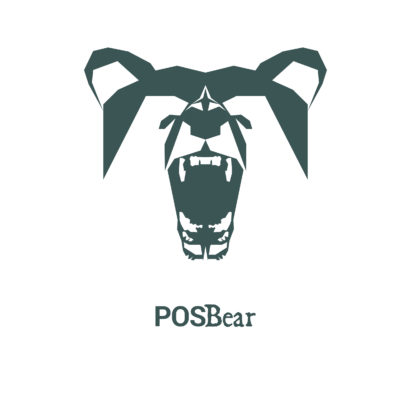 POSbear Logo Werbeagentur Layoutriot referenzen: posbear logo
