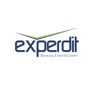 layoutriot_experdit Werbeagentur Layoutriot referenzen: experdit logo